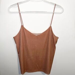 Pink Crushed Velvet Cami